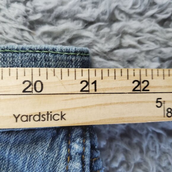 Wrangler Jeans Mens Size 42X34 Blue Slim Straight Retro Stretch Denim - Picture 7 of 13